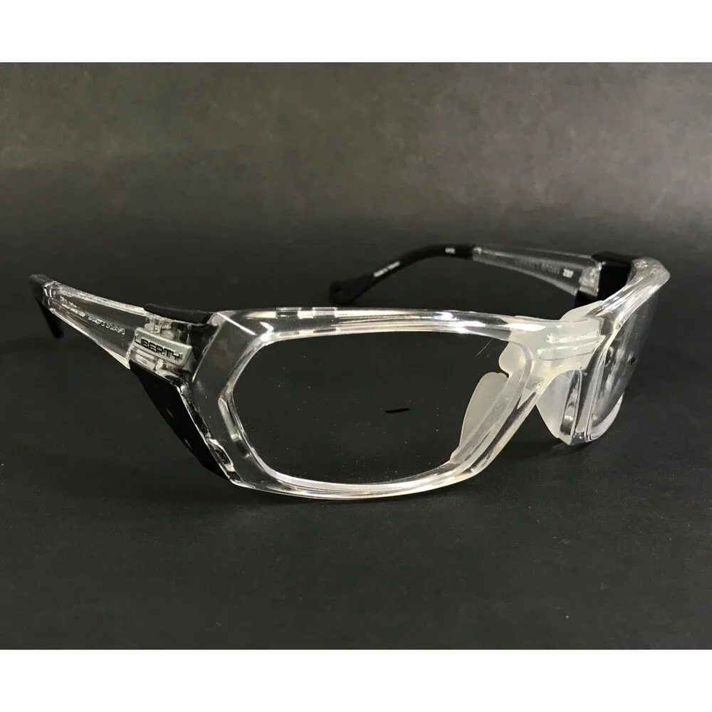 Rec Specs Athletic Goggle Frames PANTON #100 Clear Black Full Rim Z87 60-21-125
